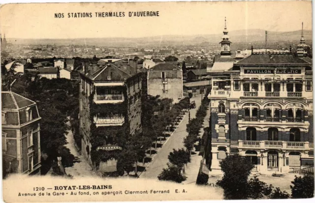 CPA ROYAT-les-BAINS - Avenue de la gare (198374)