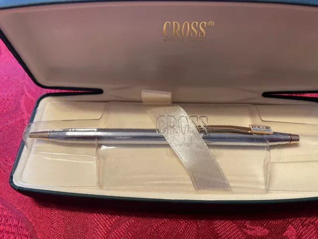 Rare Zocor Cross pen In Case And Box - Old Limited Production Pen In VG Cond