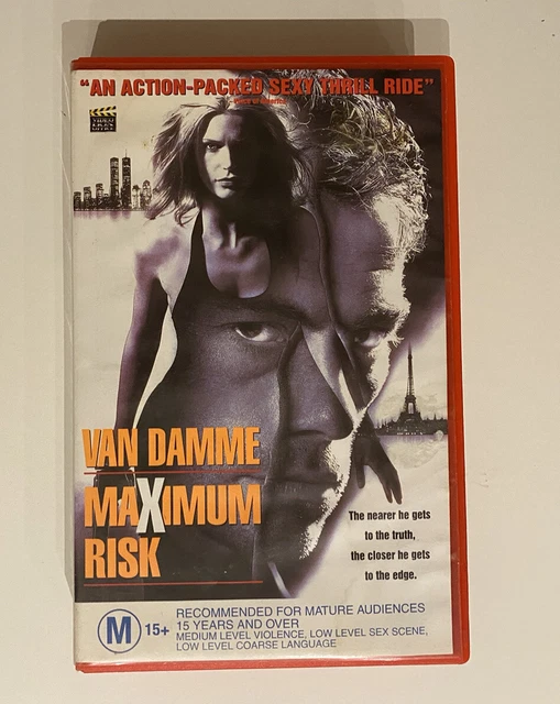 MAXIMUM RISK [VHS] Video Box Office 1996 Van Damme Big Box Ex-Rental ...