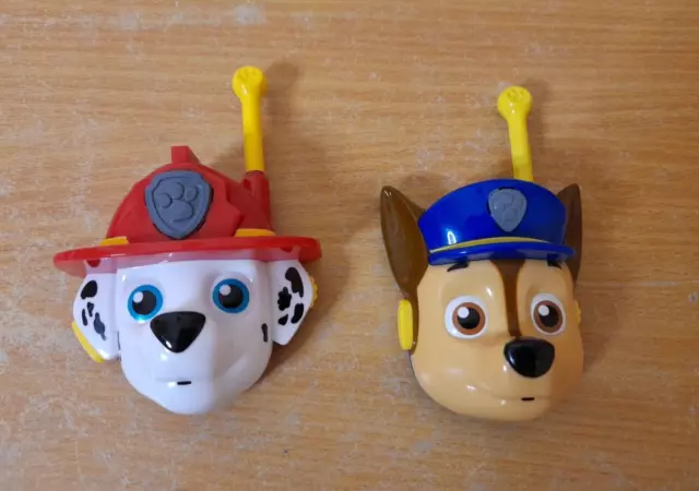 Paw Patrol 3D Walkie Talkies Chase & Marshall