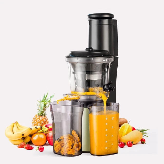 Spremiagrumi Slow Juicer Fridja F1900 - Per Frutta Intera, Bocca Larga 75mm, 240W, Acciaio Inossidabile, Senza BPA - Foto 5
