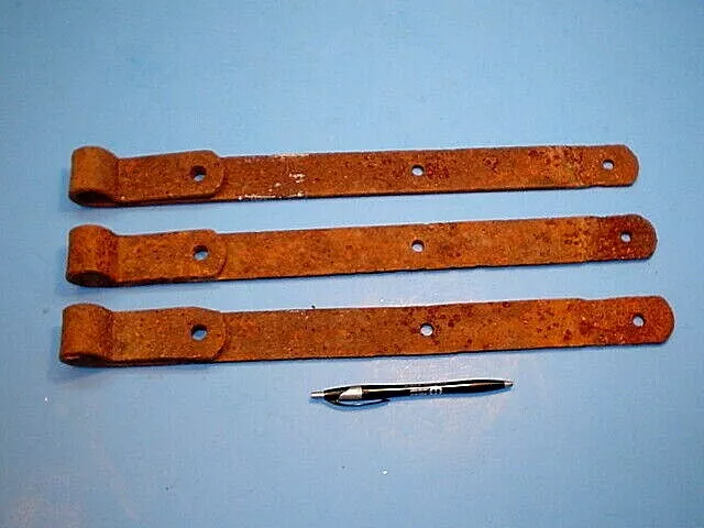 3 Antique Barn Gate Door Hinges