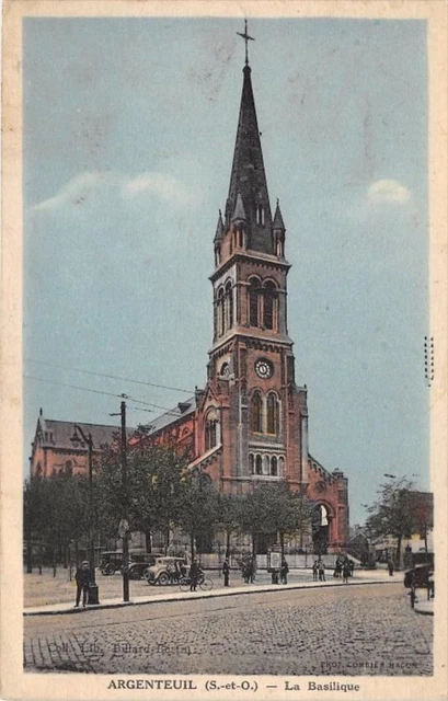 Cpa 95 Argenteuil La Basilique