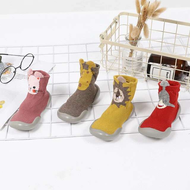 Pantofole antiscivolo bambini bambina ragazzi bambini calze di cotone scarpe inverno calde