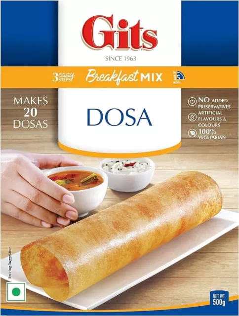 1 x Dosa Mix Gits 500g Each Pack