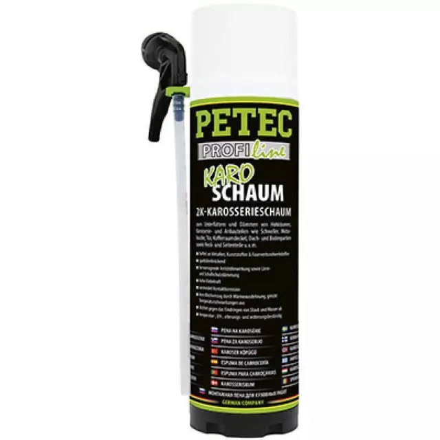 Petec Karo-Schaum 2K Karosserieschaum 400 ml Dichtmasse Füllschaum