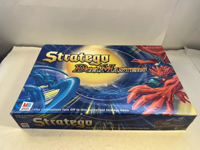 STRATEGO DUEL MASTERS Kaijudo:  Board Game Milton Bradley Hasbro 100% Complete