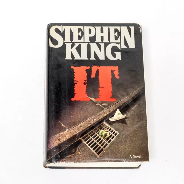 1986 "It" By Stephen King HCDJ First Edition, First Printing