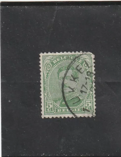 L6002 BELGIQUE timbre Y&T N° 137 de 1915 " " Oblitéré