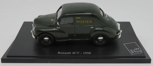 NOREV RENAULT 4CV 4 CV 1950 POSTES POSTE PTT 1/43 in blister BOX