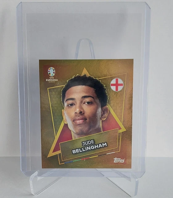Autocollant Topps UEFA Euro 2024 Portugal - Bernardo Silva Star Player Or - Neuf - Collection Football