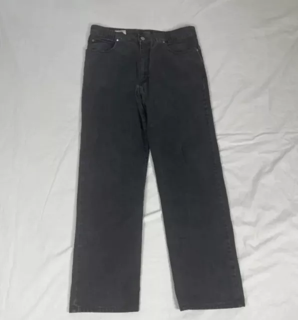 Versace Classic V2 Mens Black Straight Denim Jeans Size 36