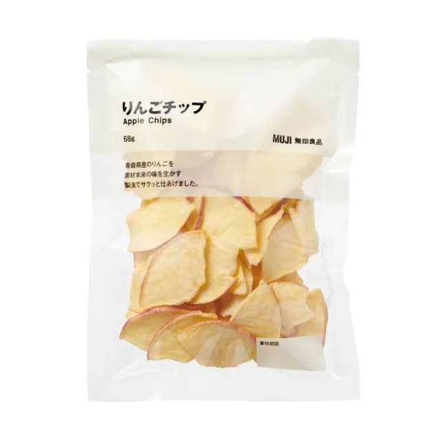 MUJI Japanese Apple Dry Chips: Senza glutine e gusto agrodolce, Made in Japan
