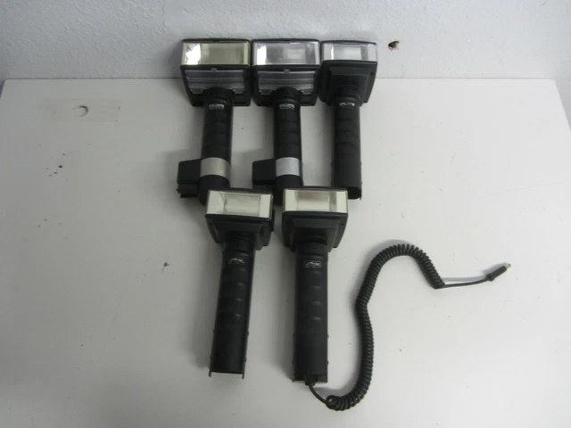 AS-IS Parts Lot of 5 Metz Mecablitz Torch Flash Gun 60 CT-1, 45 CL-1, 45 CT-1