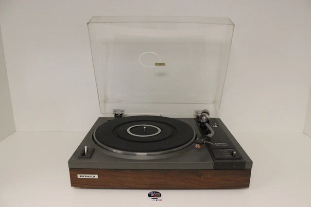 Platine Vinyle Pioneer PL-112D – Révisée, Grise, Vitesses 33 Et 45 Tours