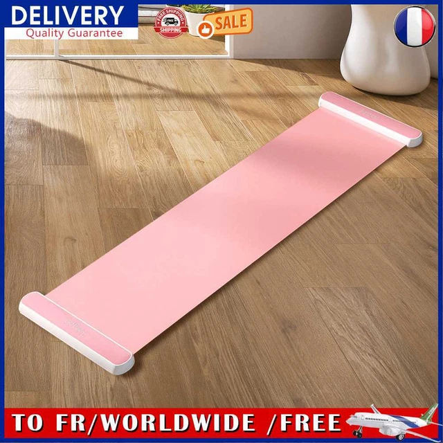 Skating Training Mat Sliding Blanket Exercise Accessorie (200x50cm Pink)