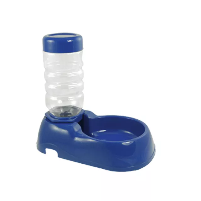 Voyage Portable Pet bol en plastique bleu + bouteille d'eau Feeder