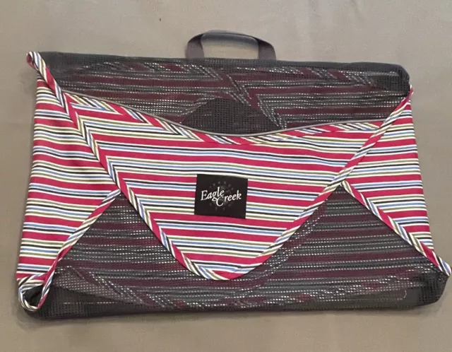 Eagle Creek Travel Gear Garment Folder Bag 15"x19" Instruction Card- Multicolor