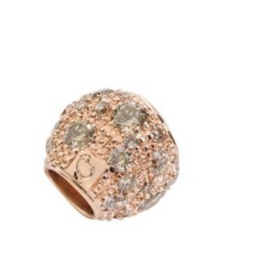 Pomellato Dodo Pomellato Collana Pepita Preziosa Brillanti Brown Oro Rosa 40 Cm Originale 