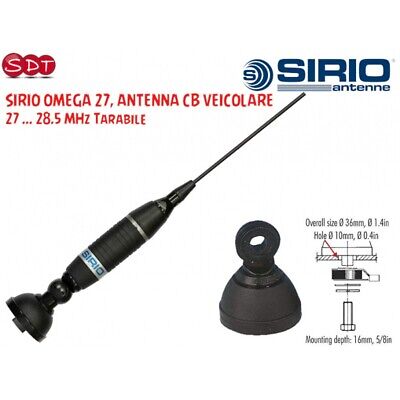 27 … 28.5 MHZ Etalon ETALON Sirio TURBO 800 S Blue Ligne Antenne Transmettre 