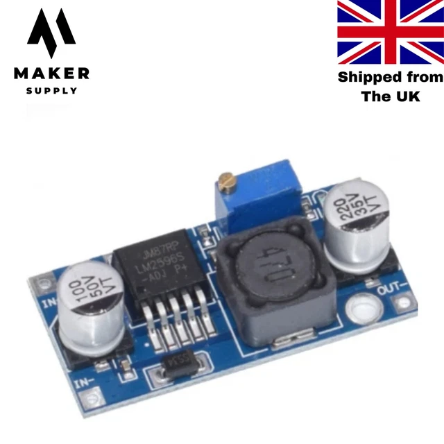 LM2596 DC-DC Buck Converter Step Down Adjustable Power Supply Module - UK seller