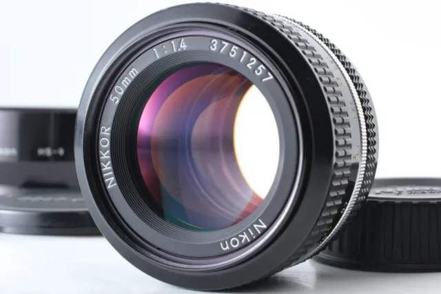Late Model [Near MINT] Nikon Nikkor non-Ai 50mm f1.4 Lens Film Camera From JAPAN