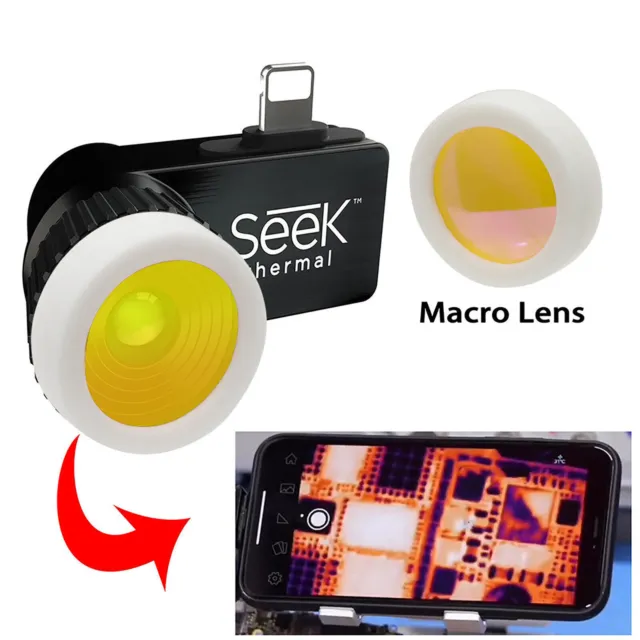 USB-C Macro Lens for Seek Compact, Compact Pro and Compact XR Thermal Camera