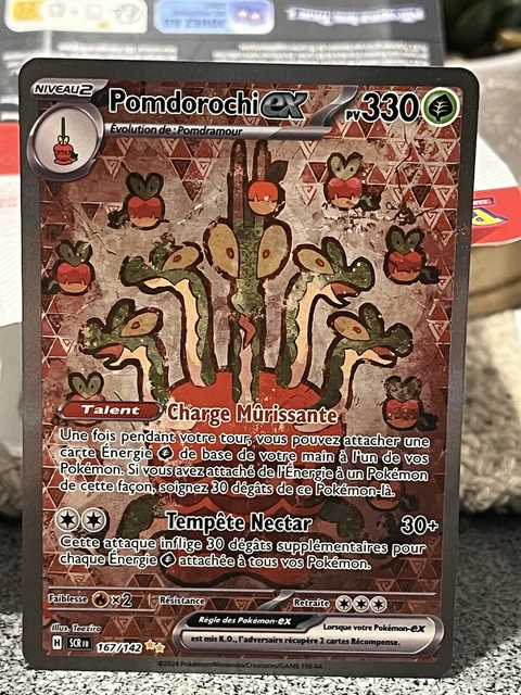 Carte Pokémon : Pomdorochi Ex Ultra Rare 2024 Couronne Stellaire 014/142 NM