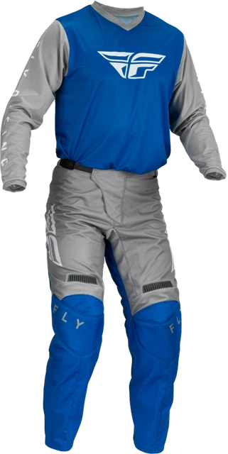 2023 Fly F-16 Kit Motorcross Pantaloni e Camicia Blu/Grigio - Taglie Adulto
