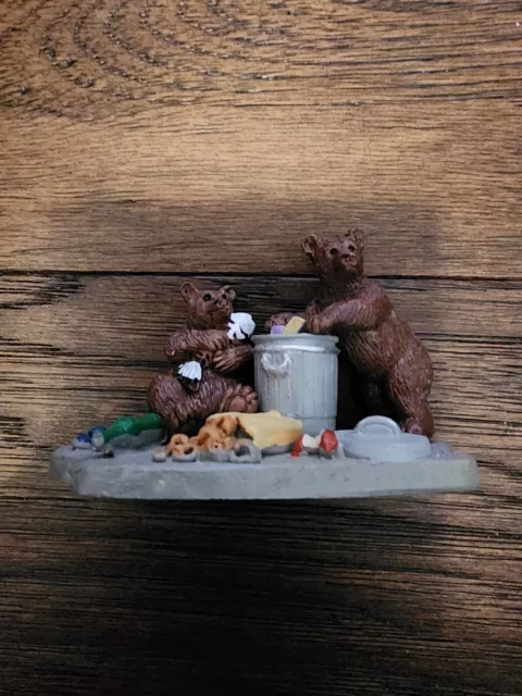 Lemax Bear Buffet / Trash Bandits Lot