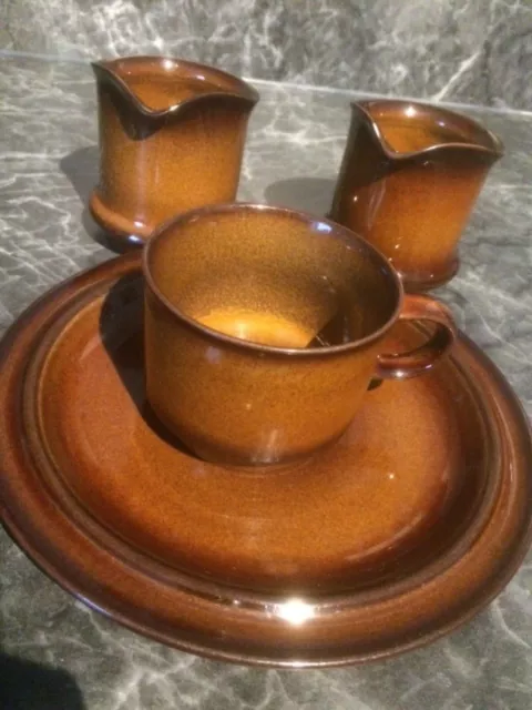 Goebel ☕️ 4x Porzellan Tasse Teller milchkännchen Oeslauer Tobago Nr 531 Country