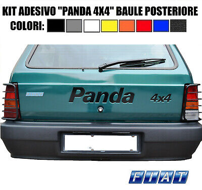 Adesivo Sticker Fiat Panda 4X4 Portellone Posteriore Fiat Panda - No Sisley