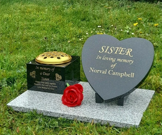 ORDINE PERSONALIZZATO Lapide Cimitero Piatto Lapide Granito Personalizzata