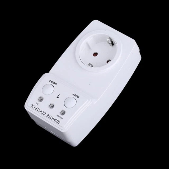 Prise de commutateur de télécommande 3PCS avec 1 télécommande 4