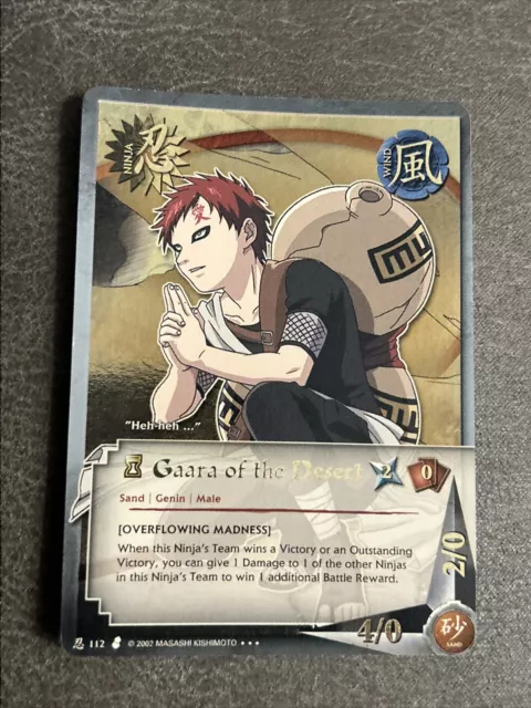 Gaara of the Desert - us070 - NM - Foil - Promo - Naruto CCG - E1-121