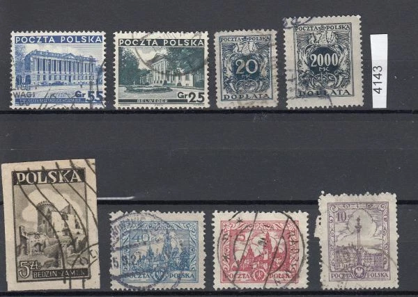 Briefmarken Polen gestempelt