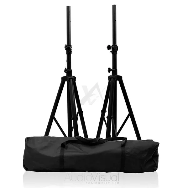 Tripod Speaker Stands & Carry Case High Quality DJ PA Monitor Disco Stands Kit