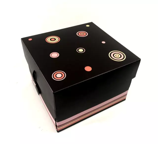 "Mini Caja Creative Memories Power Sort Rosa Bon Bon Soporte para fotos Libro de recortes 7,5"