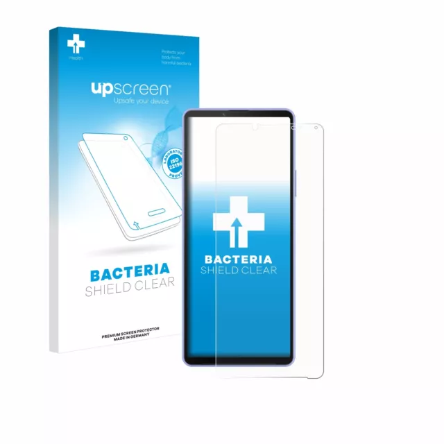 upscreen Schutzfolie für Sony Xperia 10 IV Anti-Bakteriell Displayfolie Klar