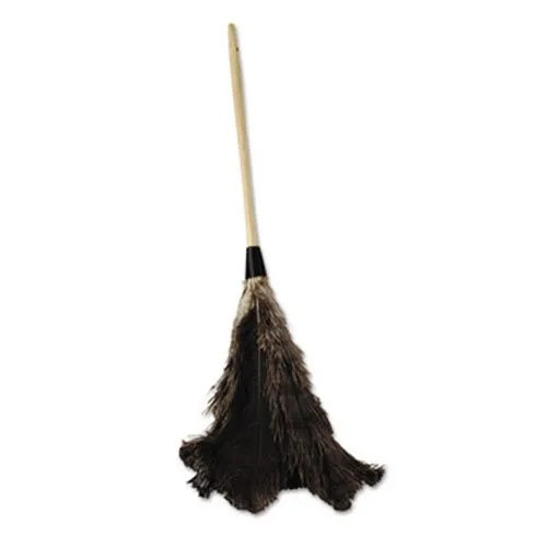 Boardwalk BWK28GY Professional Ostrich Feather Duster, 16&quot; Handle