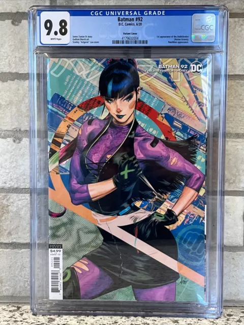 Batman #92 Artgerm Variant 1st Punchline Cover DC Comics CGC 9.8