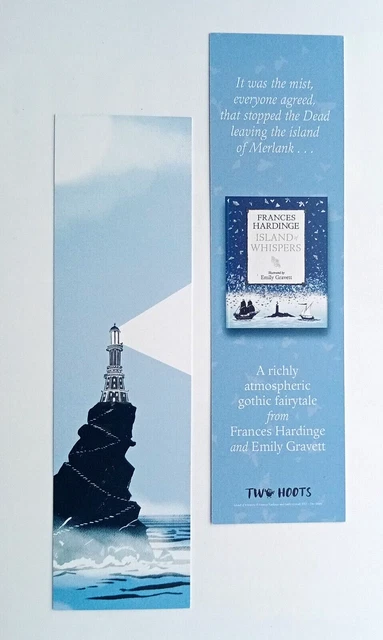 Bookmarks x 2 - Island Of Whispers Frances Hardinge