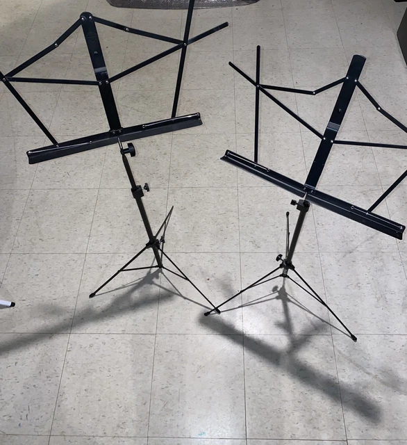 2 Black Adjustable Folding Music Sheet Stand Tripods On Stage Hamilton Worlds 2 Black Adjustable Folding Music Sheet Stand Tripods On Stage Hamilton Worlds