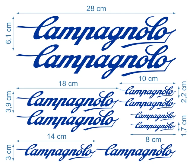Campagnolo  Decals Stickers Bicycle Autocollant Aufkleber Adesivi