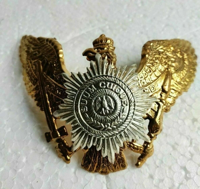 Lot De 3 Insignes Blason Laiton Pour Casque Pickelhaube Prusse - Reproduction
