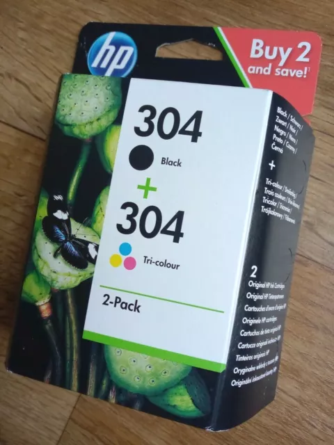Cartouche d'encre HP 304 Trois couleurs authentique (N9K05AE