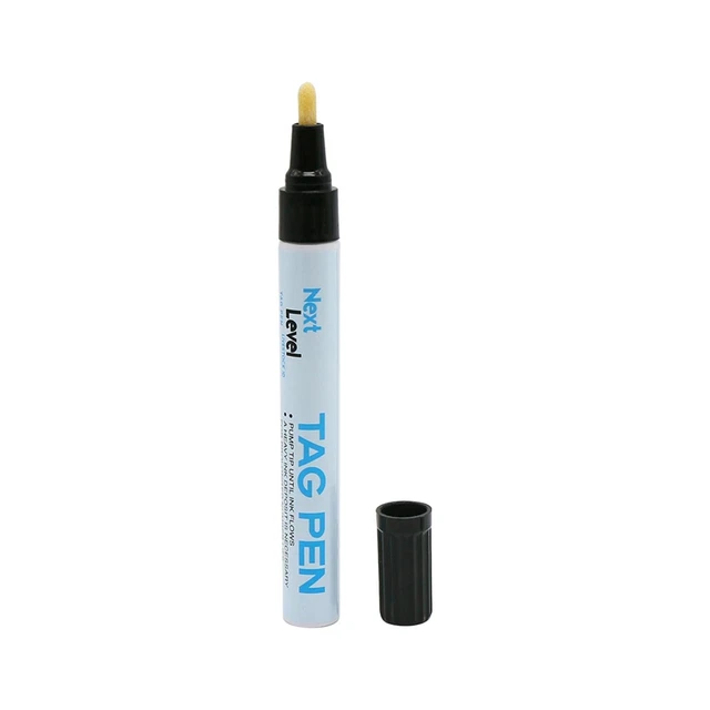 TOPINCN Stylo Marqueur Pour Étiquettes D'Oreille - Noir Imperméable - Pour Bovins, Moutons, Porcs