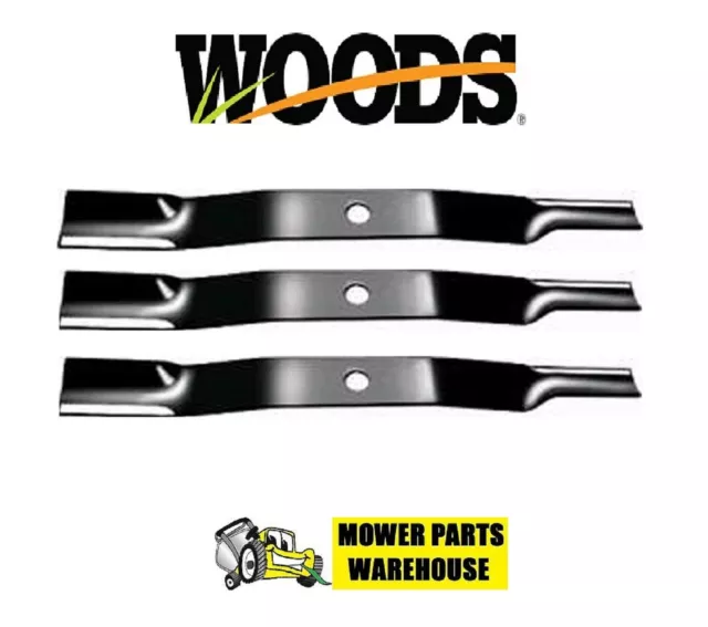 3 SET OF Finishing Mower Blades For Woods L306 Rm306 Rm600 Part