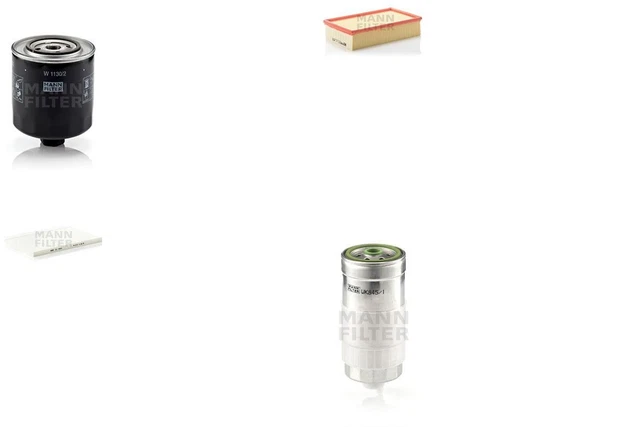 MANN-FILTER Inspektions Set - Luftfilter + Innenraumfilter Für Saubere Luft