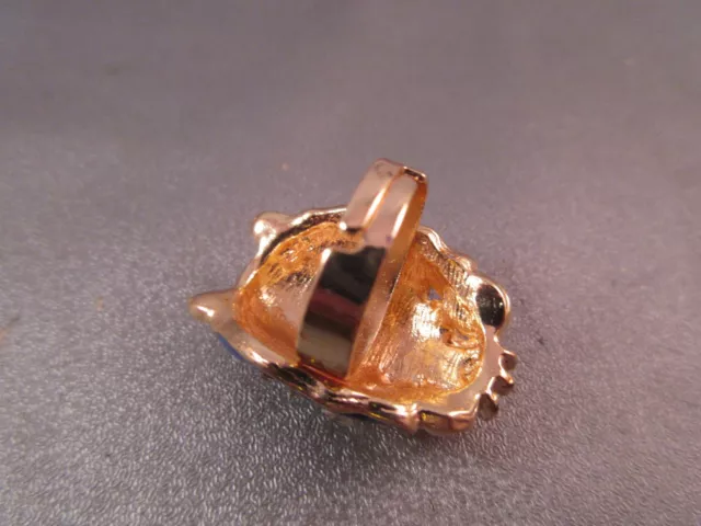 Oriental Opera Mask w/ Rhinestone Adjustable Ring 1pc 2